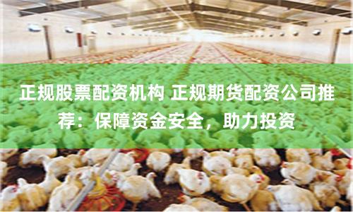 正规股票配资机构 正规期货配资公司推荐：保障资金安全，助力投资