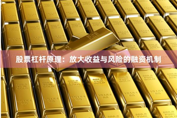 股票杠杆原理:放大收益与风险的融资机制